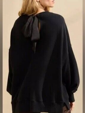 Aerie The Big Chill Bow Back Sweatshirt Xs